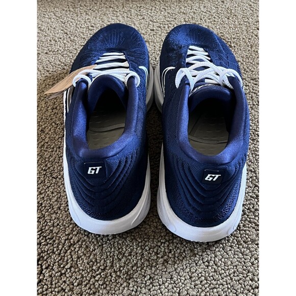 Nike Air Zoom GT Hustle 3 Basketball Shoes Navy Blue White HM0268-401 Mens Sz 21 main image 5